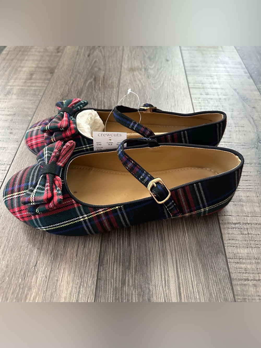 NWT J.Crew Red Mary Jane Ballet Flats Size 7M, Vegan Leather